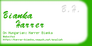 bianka harrer business card